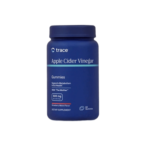 Яблочный уксус, 500 мг, вкус клубники и дыни, Apple Cider Vinegar Gummies, Trace, 60 жевательных конфет Яблочный уксус, 500 мг, вкус клубники и дыни, Apple Cider Vinegar Gummies, Trace, 60 жевательных конфет