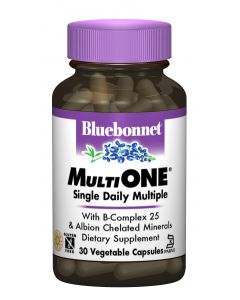 Мультивитамины с железом, MultiONE, Bluebonnet Nutrition, 30 капсул