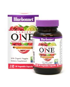 Женские Мультивитамины, Ladies' One, Bluebonnet Nutrition, 30 растительных капсул