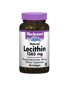 Натуральний Лецитин 1365мг, Bluebonnet Nutrition, 90 желатинових капсул