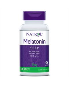 Мелатонин, 3 мг, Melatonin, Natrol, 120 таблеток