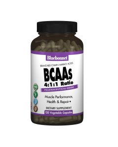 BCAAs (Розгалужені Ланцюги Амінокислот), Bluebonnet Nutrition, 120 гелевих капсул