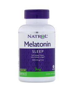 Мелатонин, 3 мг, Melatonin, Natrol, 240 таблеток