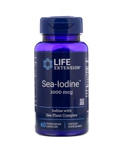 Морський Йод, Sea-Iodine, Life Extension 1000 мкг, 60 вегетаріанських капсул