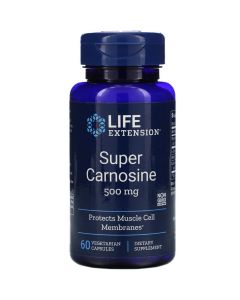 Супер Карнозин, Super Carnosine, Life Extension, 500 мг, 60 вегетарианских капсул