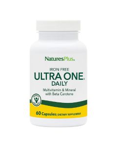 Ежедневные Мультивитамины без Железа, Ultra One, Natures Plus, 60 вегетарианских капсул