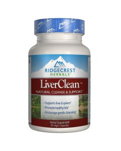 Натуральный Комплекс для Поддержки и Защиты Печени, LiverClean, RidgeCrest Herbals, 60 вегетарианских капсул