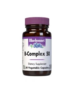 В-Комплекс 50, Bluebonnet Nutrition, 50 вегетаріанських капсул