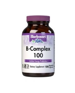 В-Комплекс 100, Bluebonnet Nutrition, 100 вегетарианских капсул