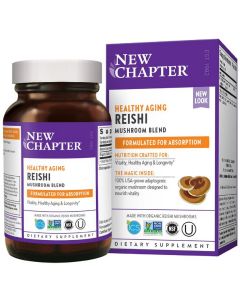 Гриби Рейші, Reishi, New Chapter, 60 вегетаріанських капсул