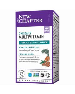 Щоденні Мультівітаміни, Only One, One Daily Multivitamin, New Chapter, 72 таблетки