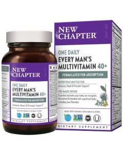 Щоденні Мультівітаміни Для Чоловіків 40+, Every Man's, New Chapter, 24 Таблетки