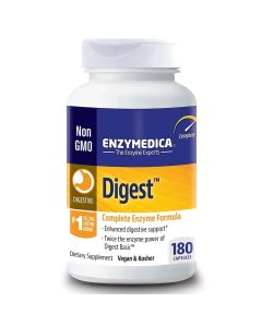 Ферменти Травлення (Формула Ензимів), Digest, Enzymedica, 180 капсул