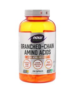 Комплекс Амінокислот з Розгалуженими Ланцюгами, Branched Chain Amino Acids, Now Foods, 240 капсул