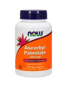 Аскорбіл Пальмітат, Ascorbyl Palmitate, Now Foods, 500 мг, 100 вегетаріанських капсул