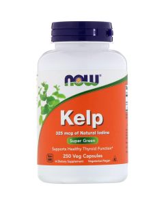 Натуральний Йод, (Ламінарія), Kelp, Now Foods, 250 капсул