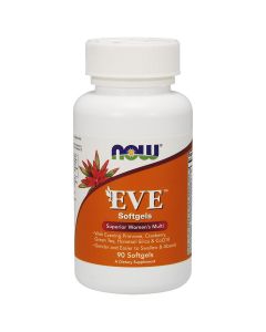 Мультивітаміни для Жінок Eve, Now Foods, 90 желатинових капсул 