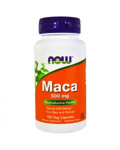 Перуанська Мака 500мг, Now Foods, 100 вегетаріанських капсул