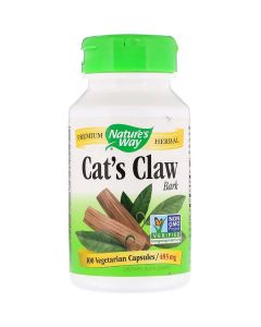 Котячий кіготь, Cat's Claw Bark, Nature's Way, 485 мг, 100 капсул
