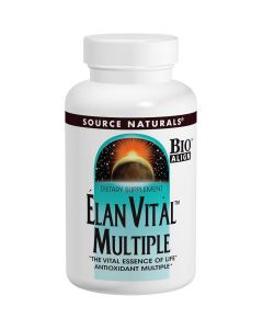 Мультивитамины, Elan Vital Multiple, Source Naturals, 90 таблеток