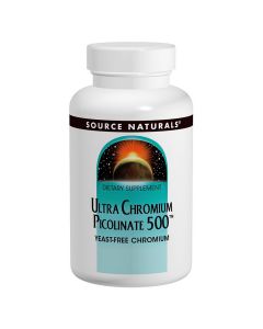 Ультра Хром Піколінат 500мкг, Source Naturals, 120 таблеток