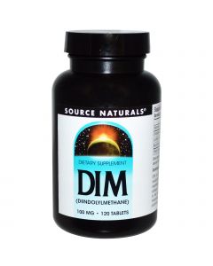 DIM (діиндолілметан) 100мг, Source Naturals, 120 таблеток