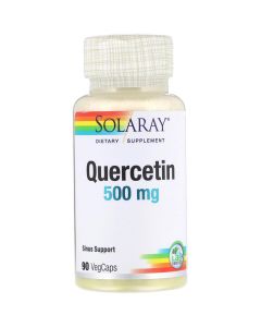 Кверцетин, Quercetin, Solaray, 500 мг, 90 вегетарианских капсул