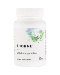 5-HTP (5-Гідрокситриптофан), 100 мг, 5-Hydroxytryptophan, Thorne, 90 капсул