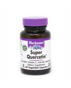 Кверцетин, Super Quercetin, Bluebonnet Nutrition, 30 вегетаріанських капсул