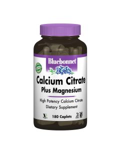 Цитрат Кальцію + Магній, Bluebonnet Nutrition, 180 капсул
