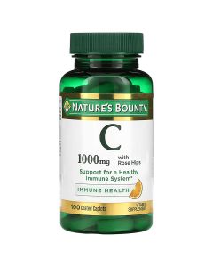 Вітамін С з шипшиною, 1000 мг, Vitamin C with Rose Hips, Nature's Bounty, 100 каплет