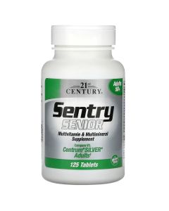 Мультивітаміни та мультимінерали для дорослих 50+, Sentry Senior, Multivitamin & Multimineral Supplement, Adults 50+, 21st Century, 125 таблеток