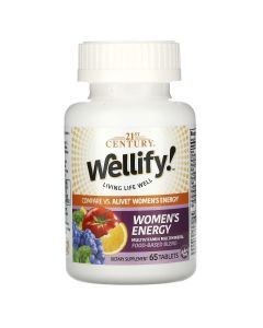 Мультивітаміни для Жінок, Wellify, Women's Energy, 21st Century, 65 таблеток