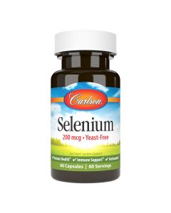 Селен, 200 мкг, Selenium, Carlson, 60 капсул