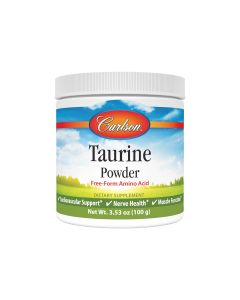 Таурін у порошку, Taurine, Amino Acid Powder, Carlson, 100 гр