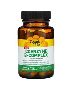 Коэнзим В-Комплекса, Coenzyme B-Complex, Country Life, 60 вегетарианских капсул