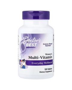 Мультивітаміни для жінок, Women's Multi-Vitamin, Doctor's Best, 120 таблеток