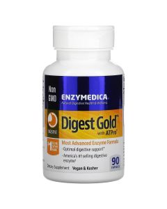 Травні ферменти, Digest Gold з ATPro, Enzymedica, 90 капсул