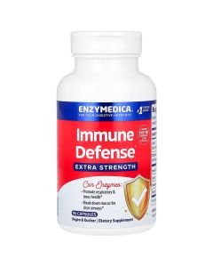 Ферменты для защиты иммунной системы, Immune Defense, Extra Strength, Enzymedica, 90 капсул
