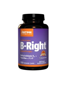 Витамины В-комплекс, B-Right, Jarrow Formulas, 100 гелевых капсул