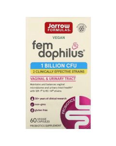 Пробіотики Для Жінок, Жіночий дофілус, 1 млрд КУО, Women's Fem Dophilus, Jarrow Formulas, 60 вегетаріанських капсул