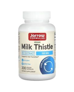 Екстракт розторопші, 150 мг, Vegan Milk Thistle, Jarrow Formulas, 200 вегетеріанських капсул