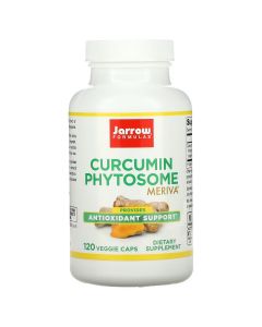 Фітосоми Куркуміну 500 мг, Curcumin Phytosome Meriva, Jarrow Formulas, 120 гелевих капсул