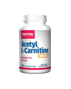 Ацетил L-Карнітин, Acetyl L-Carnitine, Jarrow Formulas, 500 мг, 120 капсул
