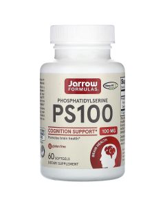 Фосфатидилсерин, 100 мг, PS100, Phosphatidylserine, Jarrow Formulas, 60 гелевих капсул