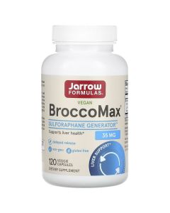 Екстракт насіння броколі, 35 мг, Vegan BroccoMax, Jarrow Formulas, 120 вегетаріанських капсул