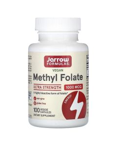 Метілфолат 1000 мкг, Methyl Folate, Jarrow Formulas, 100 вегетаріанських капсул
