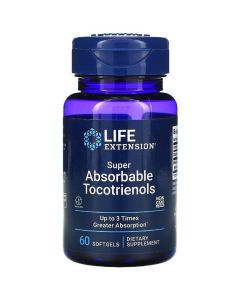 Вітамін Е Супер абсорбуючі Токотрієноли, Super Absorbable Tocotrienols, Life Extension, 60 капсул