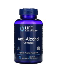Антиалкогольный комплекс, Anti-Alcohol Complex, Life Extension, 60 капсул