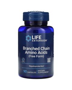 Аминокислоты с разветвленной цепью, Branched Chain Amino Acids, Life Extension, 90 капсул